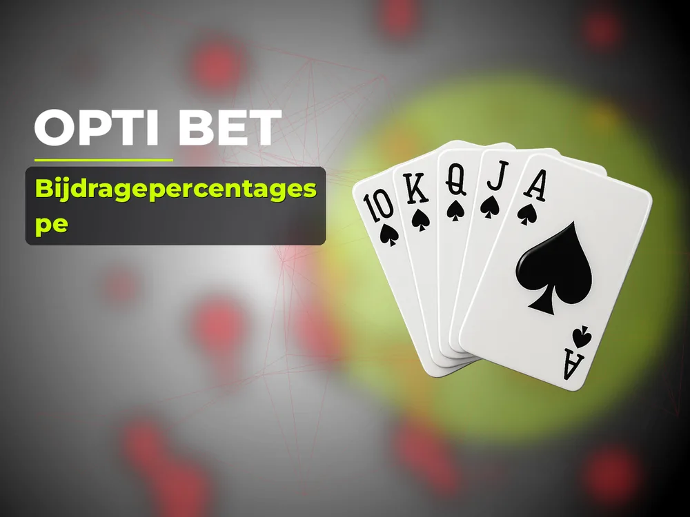 Opti Bet - Bijdragepercentages pe
